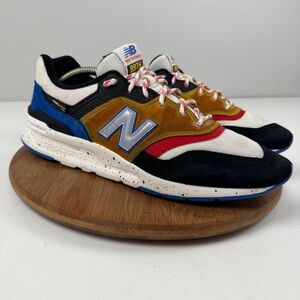 New Balance Multicolor Men's Sneakers – Black, White, Blue, Brown, Red